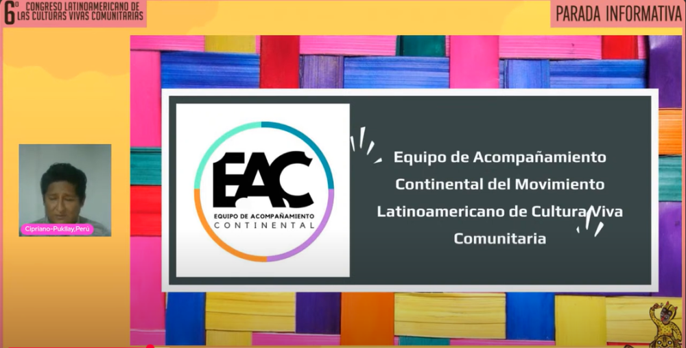 Movimiento Latinoamericano de Cultura Viva Comunitaria!