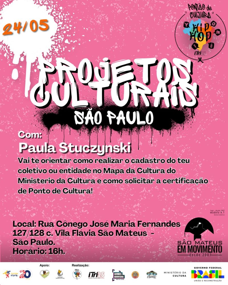 Como por seu coletivo ou grupo no mapa da cultura e como solicitar a certificação de Ponto de Cultura?